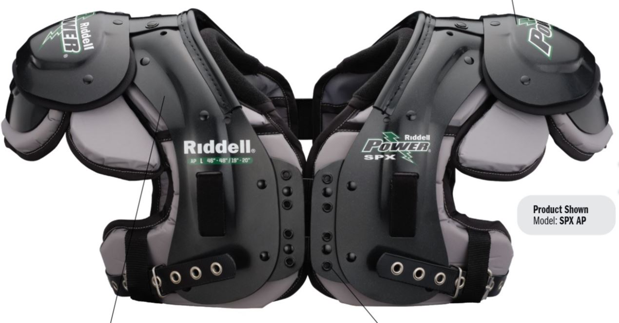 RIDDELL POWER SPX SKILL SHOULDER PAD R48331 *CALL FIRST FOR