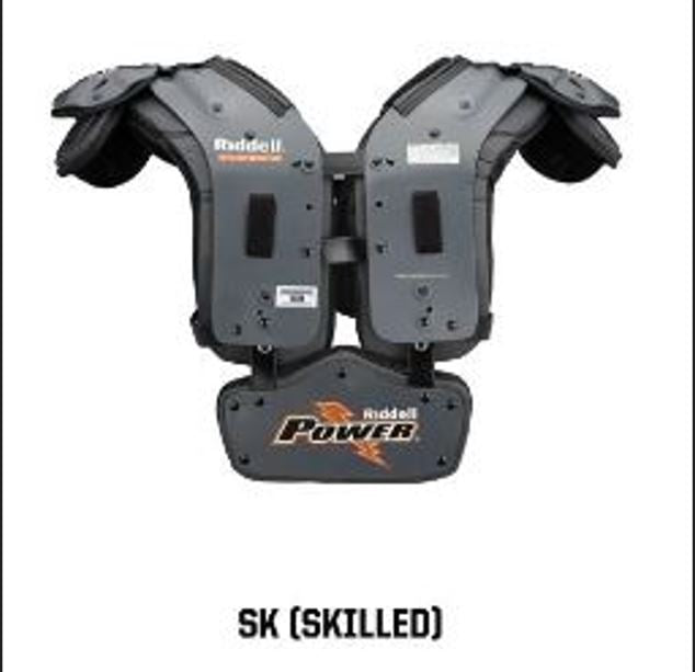 RIDDELL POWER "PMX" ALL PURPOSE SHOULDER PAD R48294