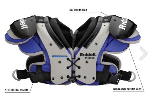 Riddell Pursuit Youth Shoulder Pad R4834600 ****ONLINE ONLY****