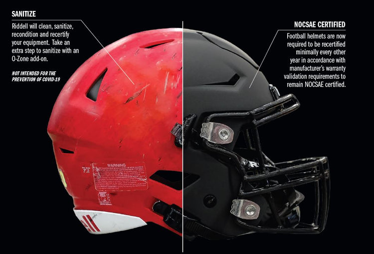 Reconditioning SUNVALCO ATHLETIC SUPPLY "THE FOOTBALL STORE"