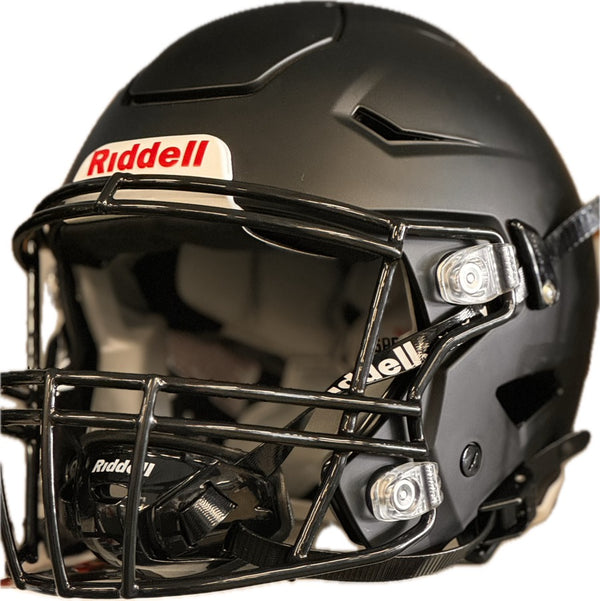 YOUTH SPEEDFLEX R41196 - FLAT BLACK *ONLINE* FACEMASK & CHINSTRAP INCL ...