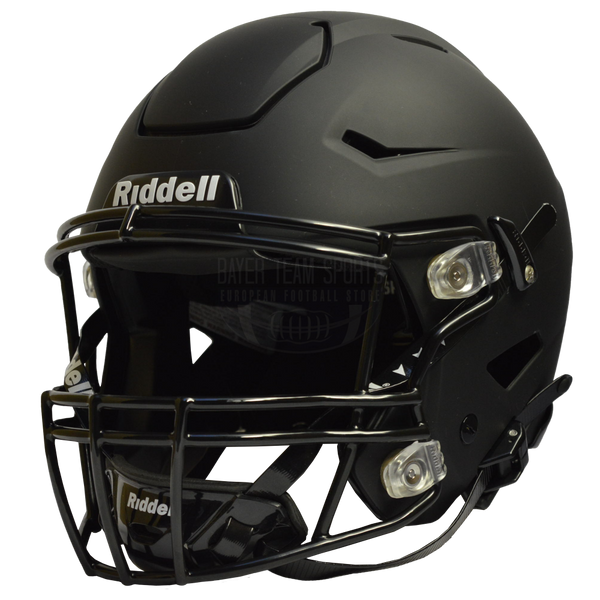 RIDDELL SPEEDFLEX ADULT 7415 FLAT BLACK *INCLUDES BLACKOUT *ONLINE ONL ...