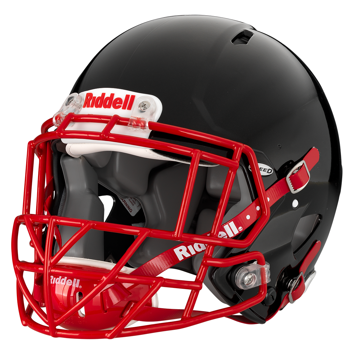 This member of the Speed Platform, is designed for Youth Players through Junior High.  HS4 Face Mask Quick Change Liner Attachment System Patented Side Impact Protection (PSIP) Classic Liner System Air Fit Liner Screw + T-Nut Face Mask Attachment Light Weight Technology ABS Shell This product is covered by at least one U.S. patent. See Riddell's patent page for more information.   WARNING: NO HELMET CAN PREVENT SERIOUS HEAD OR NECK INJURIES A PLAYER MIGHT RECEIVE WHILE PARTICIPATING IN FOOTBALL.